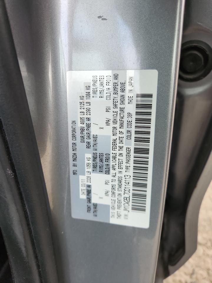 2012 Mazda 5 VIN: JM1CW2BL7C0114113 Lot: 93118525