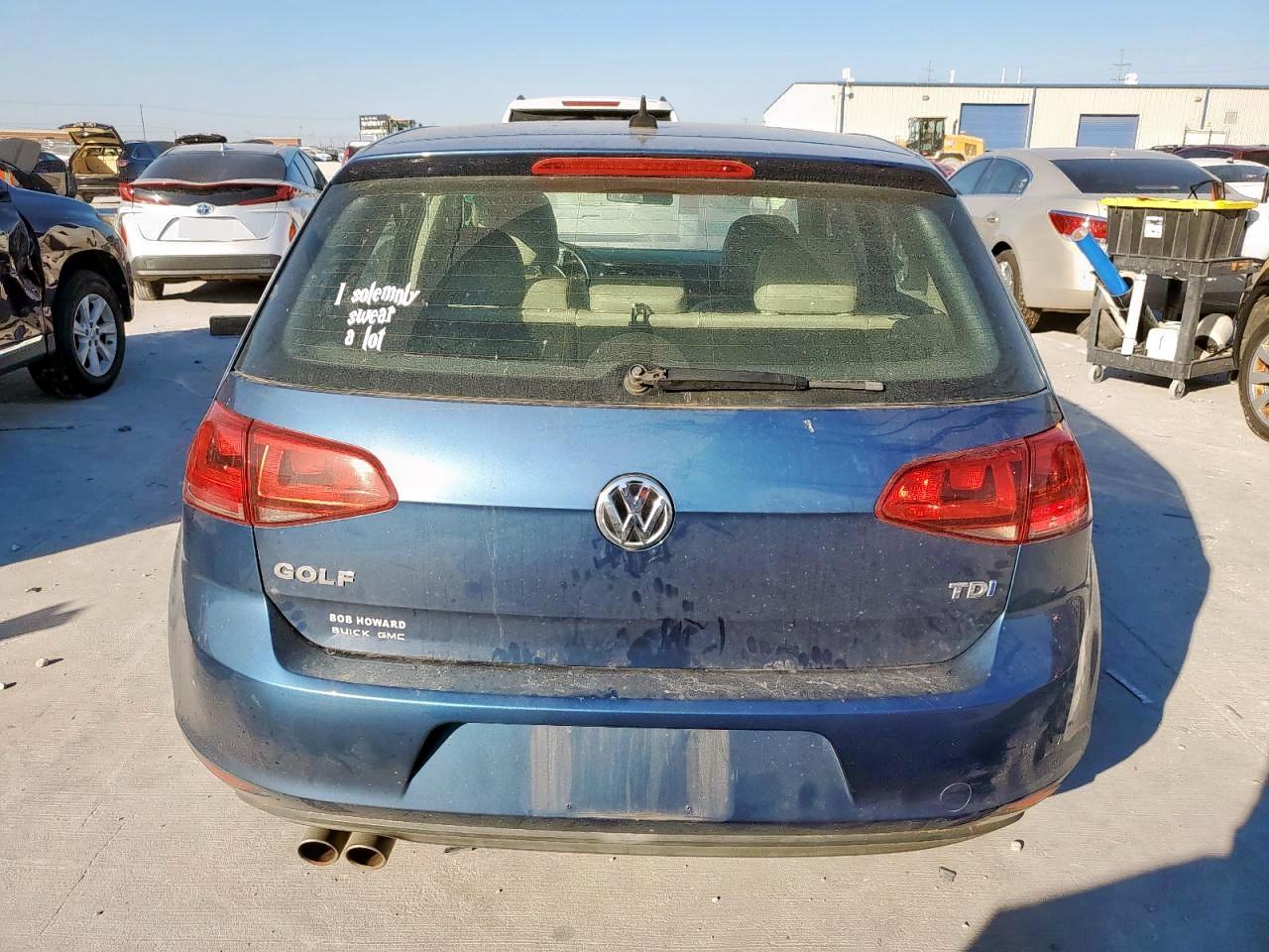 2015 Volkswagen Golf Tdi VIN: 3VW2A7AU3FM072040 Lot: 91564155