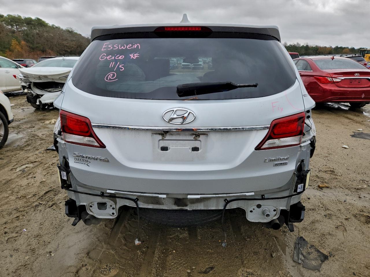 2017 Hyundai Santa Fe Se Ultimate VIN: KM8SR4HF9HU256703 Lot: 92449025