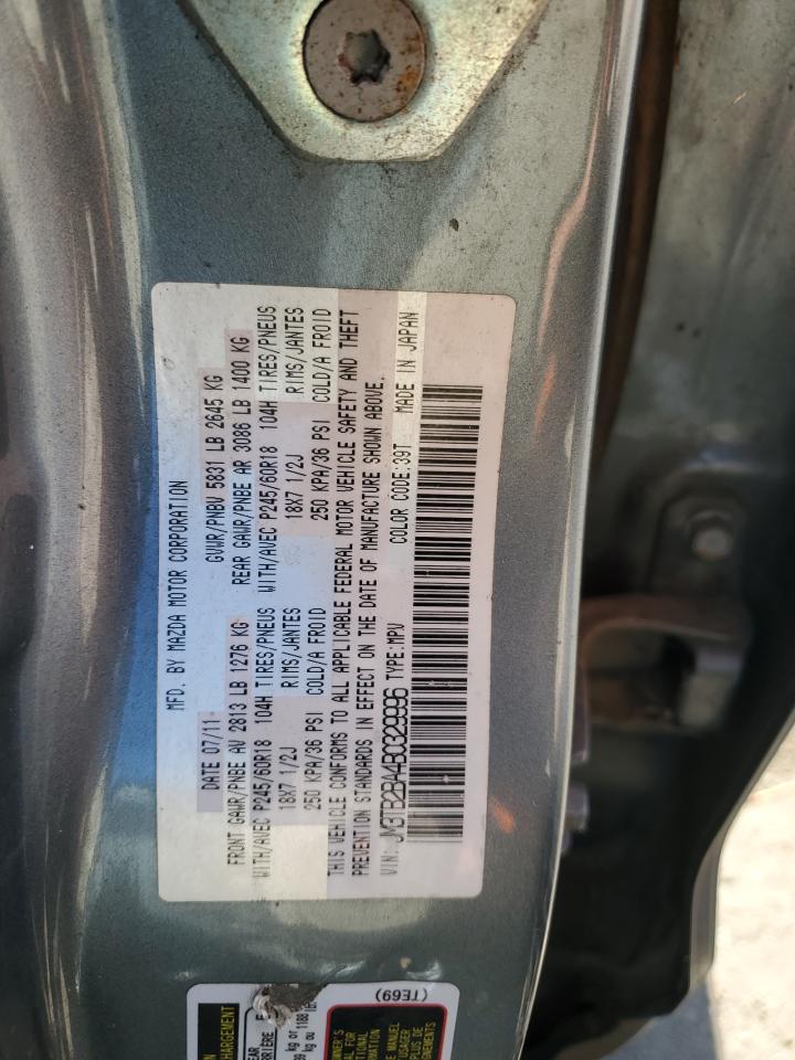 2011 Mazda Cx-9 VIN: JM3TB2BA4B0329996 Lot: 92515125