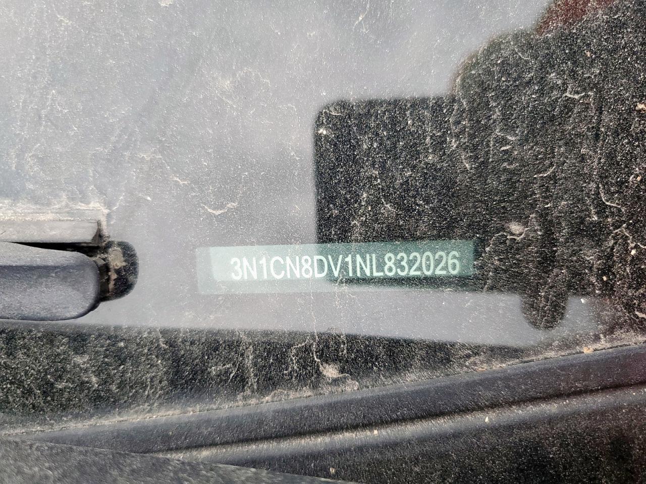 2022 Nissan Versa S VIN: 3N1CN8DV1NL832026 Lot: 93386525