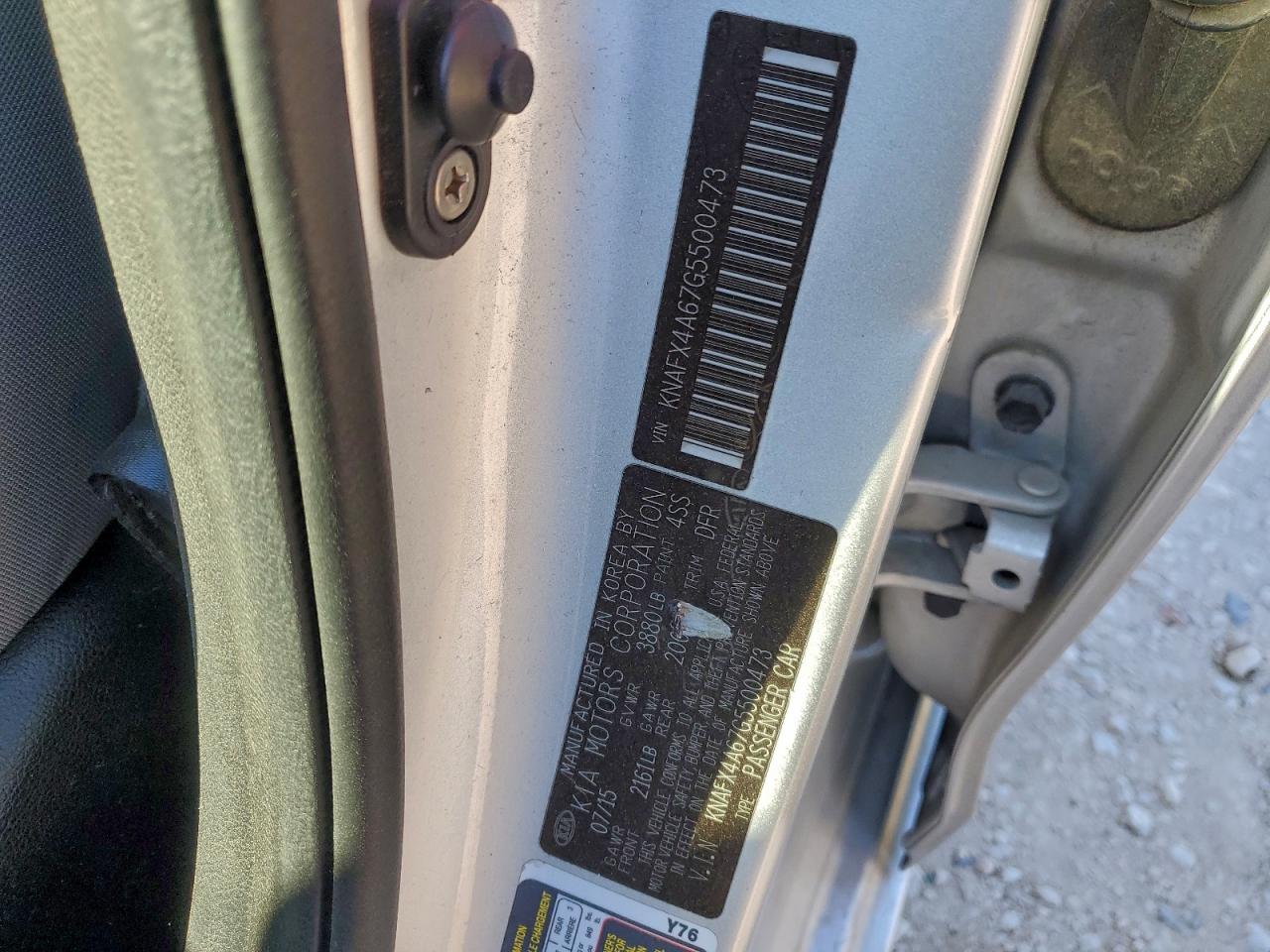 2016 Kia Forte Lx VIN: KNAFX4A67G5500473 Lot: 94327965