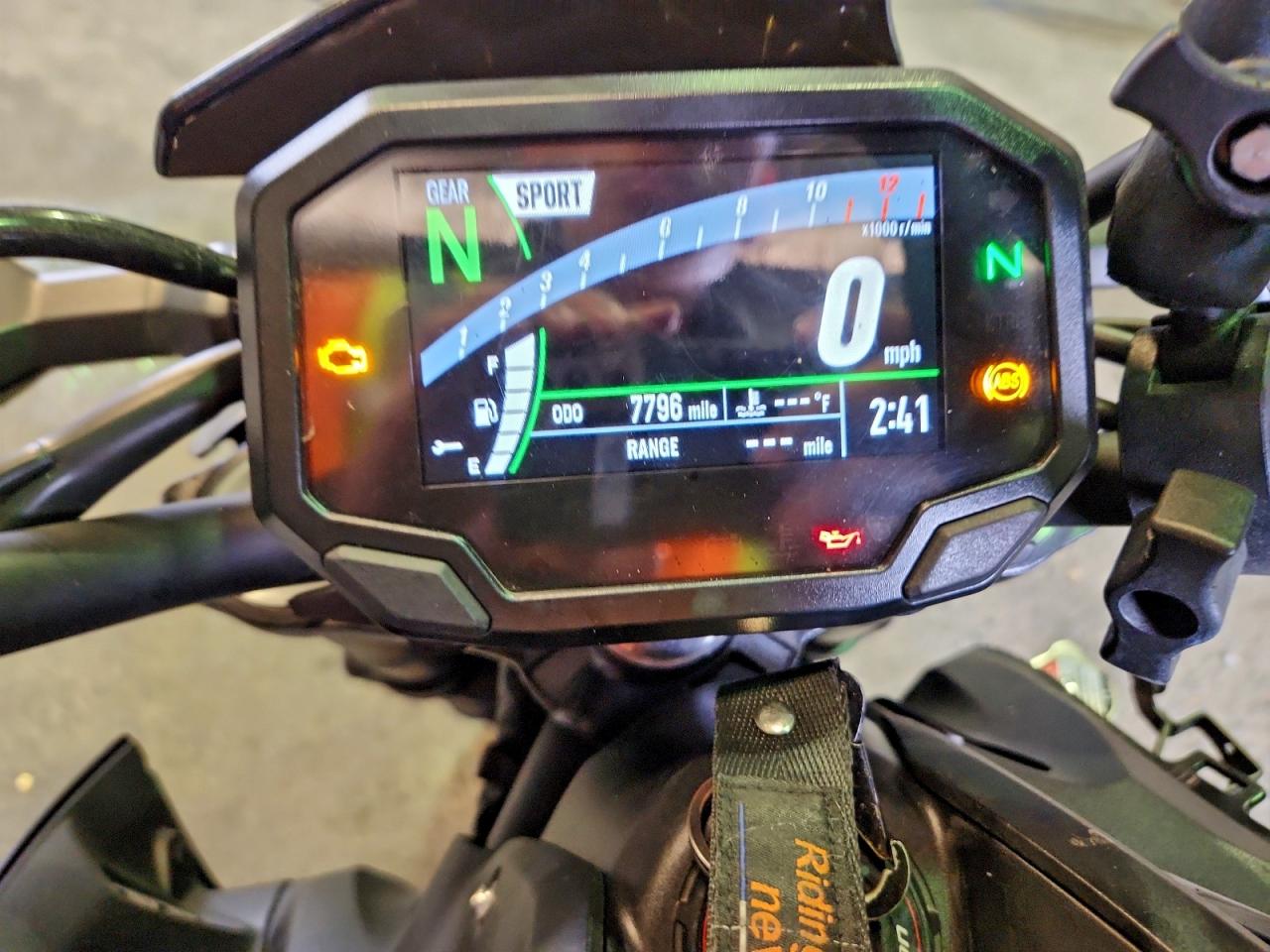 2024 Kawasaki Zr900 F VIN: ML5ZRDF13RDA69207 Lot: 93727915