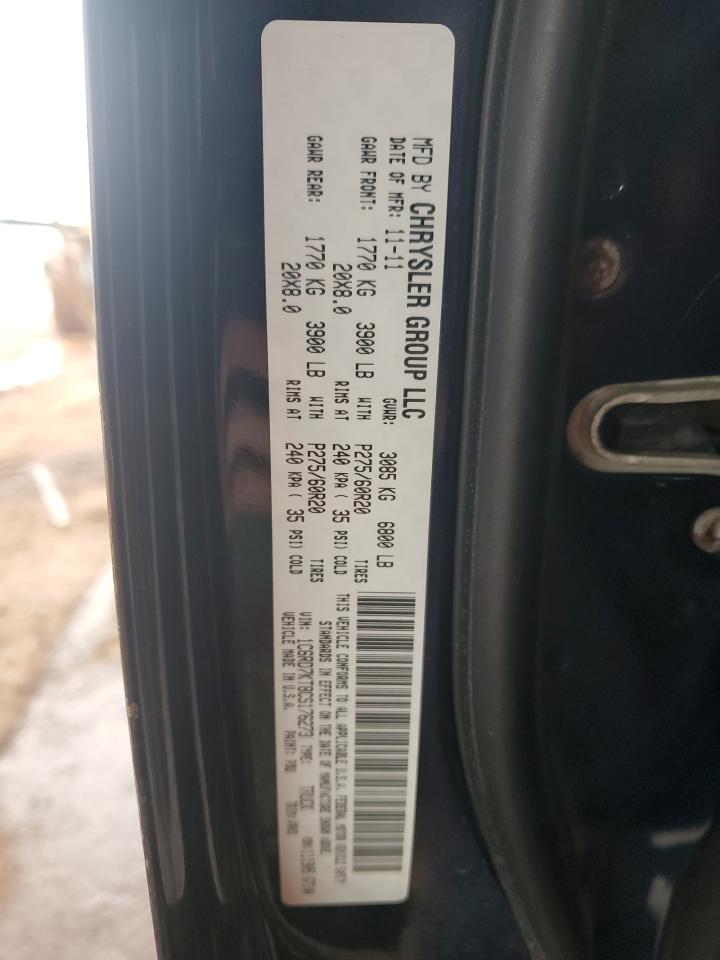 2012 Dodge Ram 1500 St VIN: 1C6RD7KT8CS176273 Lot: 92418405