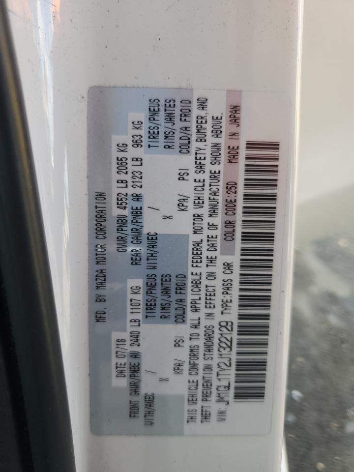 2018 Mazda 6 Grand Touring VIN: JM1GL1TY2J1322129 Lot: 91957865