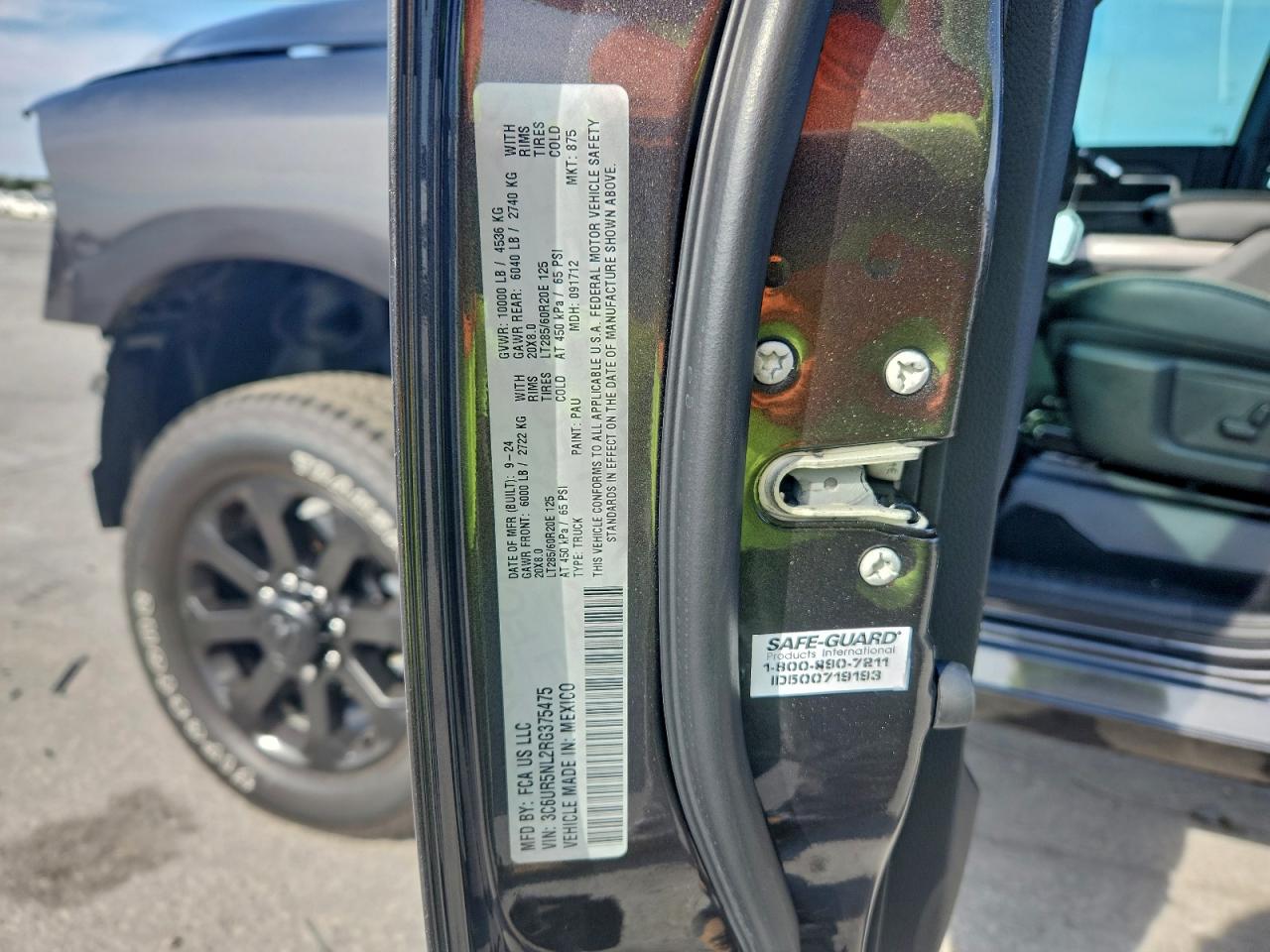 2024 Ram 2500 Laramie VIN: 3C6UR5NL2RG375475 Lot: 94242535