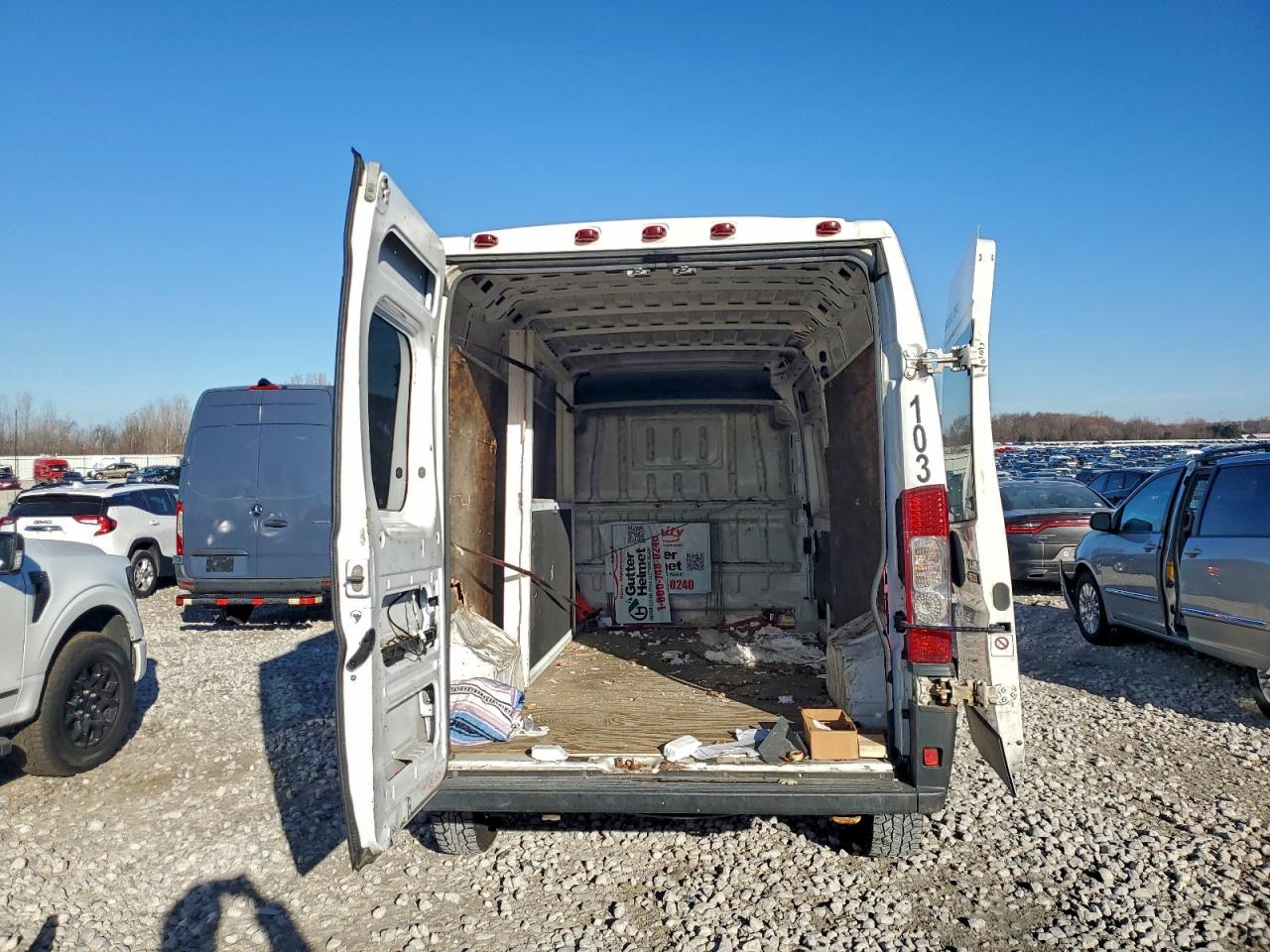 2017 Ram Promaster 2500 2500 High VIN: 3C6TRVDG1HE532892 Lot: 92246345