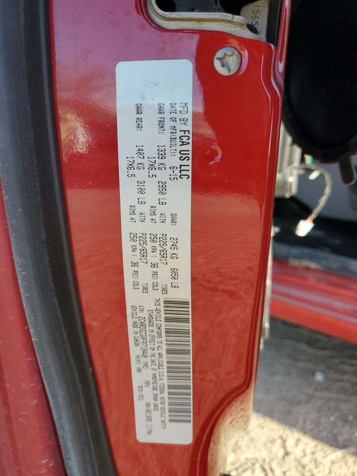 2015 Dodge Grand Caravan Sxt VIN: 2C4RDGCG0FR718448 Lot: 92817735