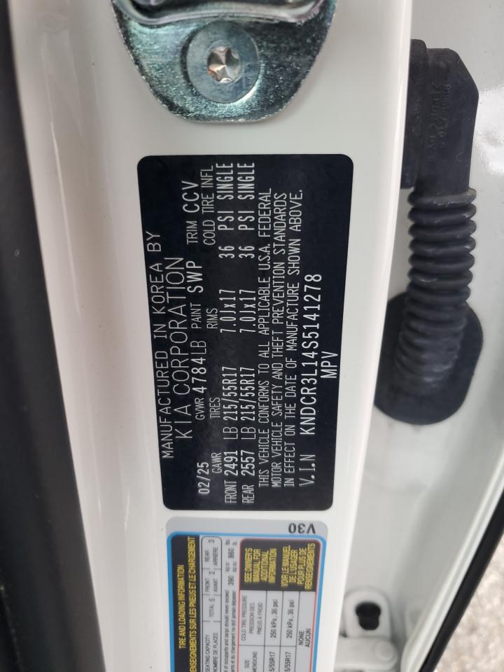 2025 Kia Niro Wind VIN: KNDCR3L14S5141278 Lot: 93295855