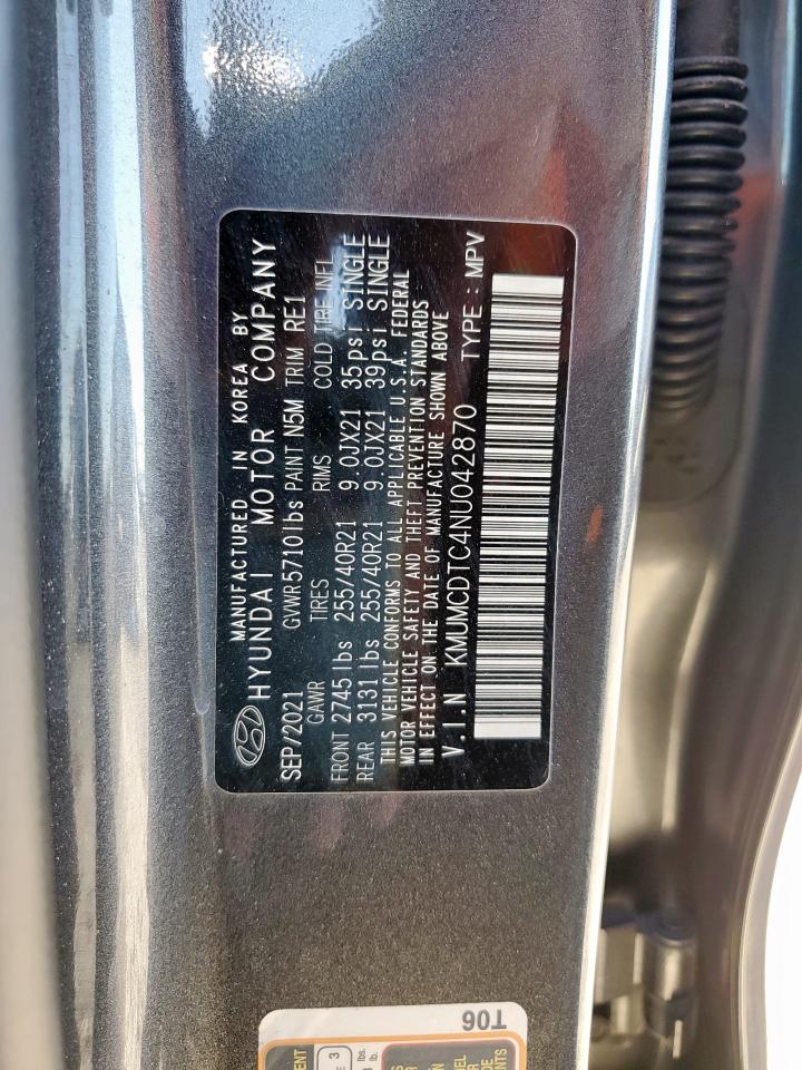 2022 Genesis Gv70 Base VIN: KMUMCDTC4NU042870 Lot: 91079275