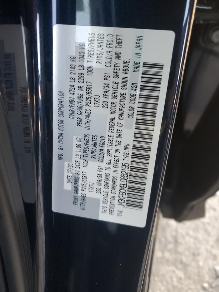 2020 Mazda Cx-5 Touring VIN: JM3KFBCM9L0852196 Lot: 91841345