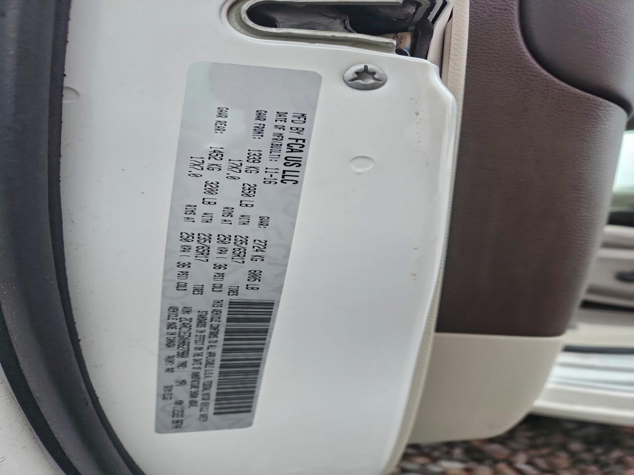 2017 Chrysler Pacifica Touring L Plus VIN: 2C4RC1EGXHR627980 Lot: 93420955