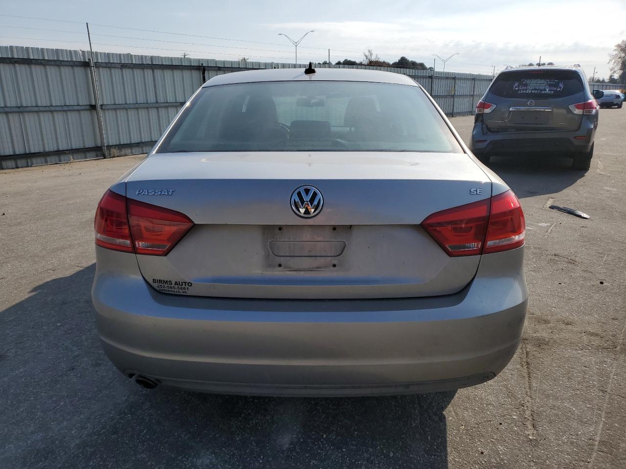 2013 Volkswagen Passat Se VIN: 1VWBP7A30DC053062 Lot: 92806015