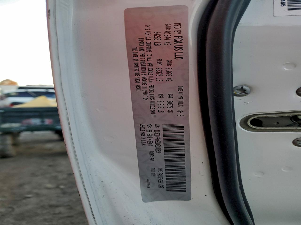 2016 Dodge Dart Sxt Sport VIN: 1C3CDFFA3GD818169 Lot: 93930645