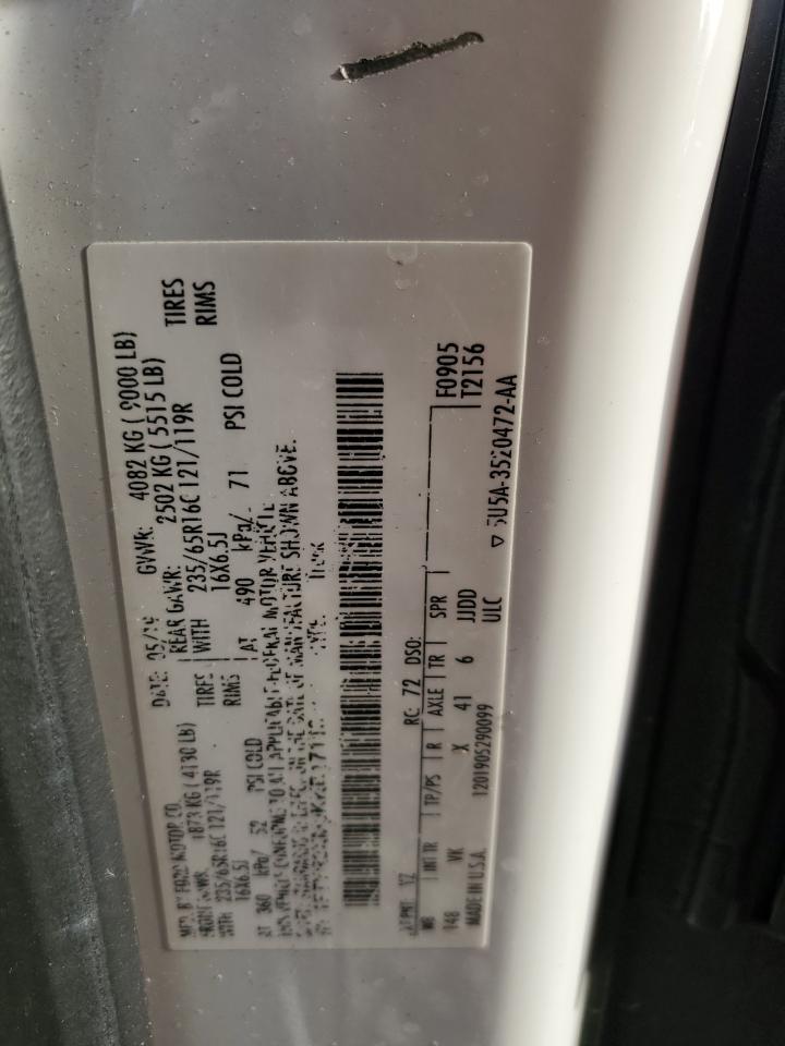 2019 Ford Transit T-250 VIN: 1FTYR2XM9KKB17113 Lot: 92834505