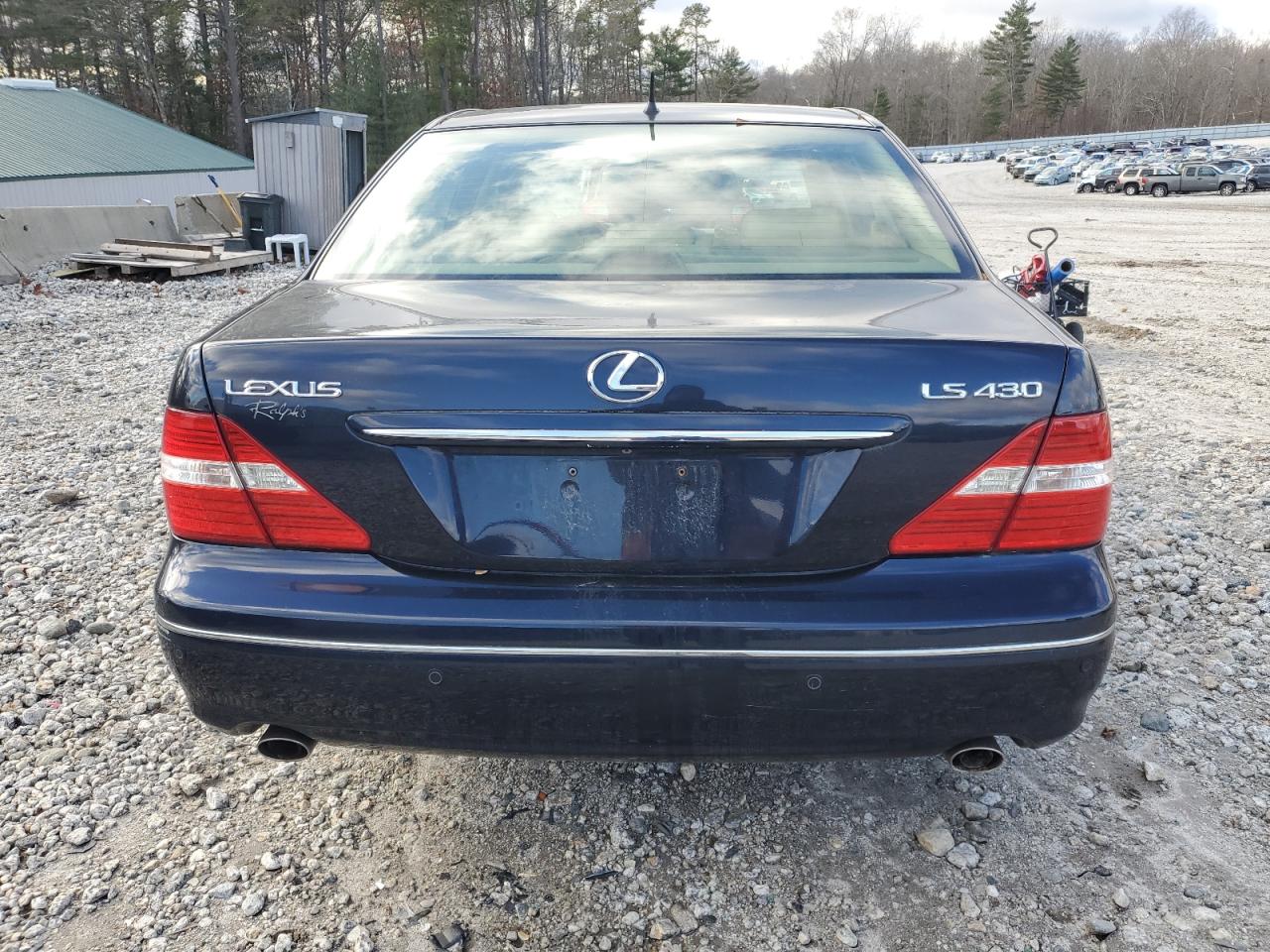2006 Lexus Ls 430 VIN: JTHBN36F265037116 Lot: 92557675