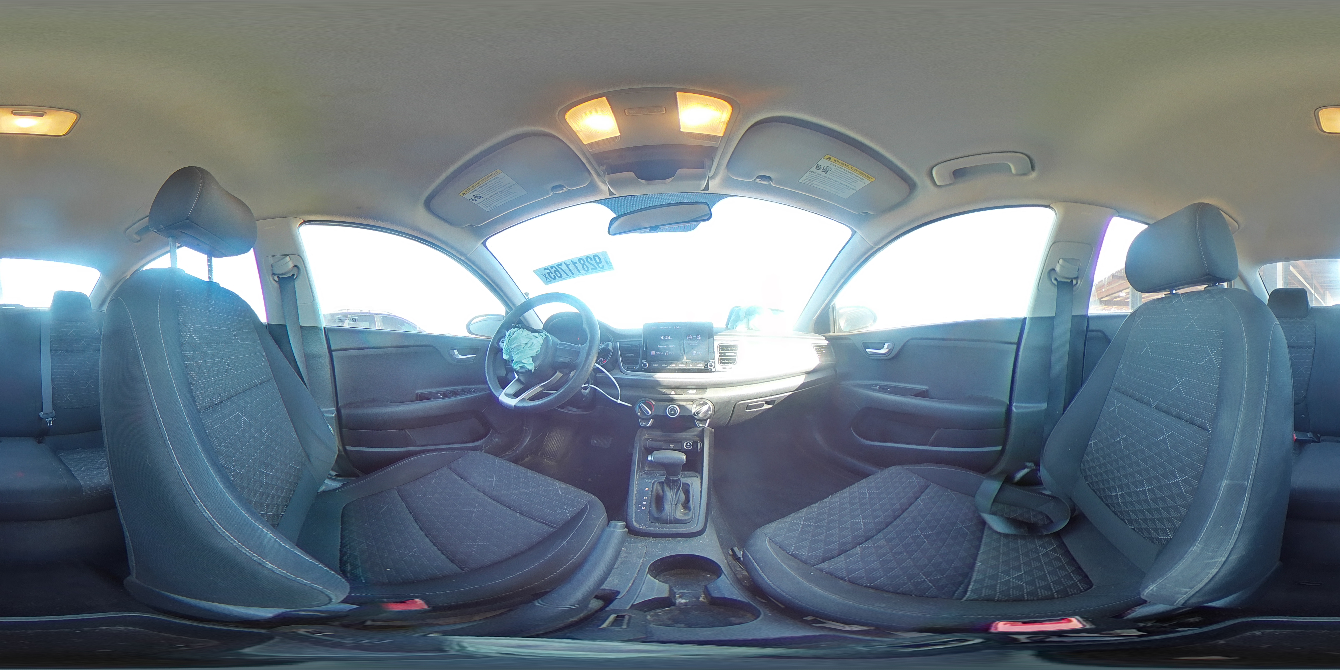 2021 Kia Rio Lx VIN: 3KPA24AD2ME412358 Lot: 92811765