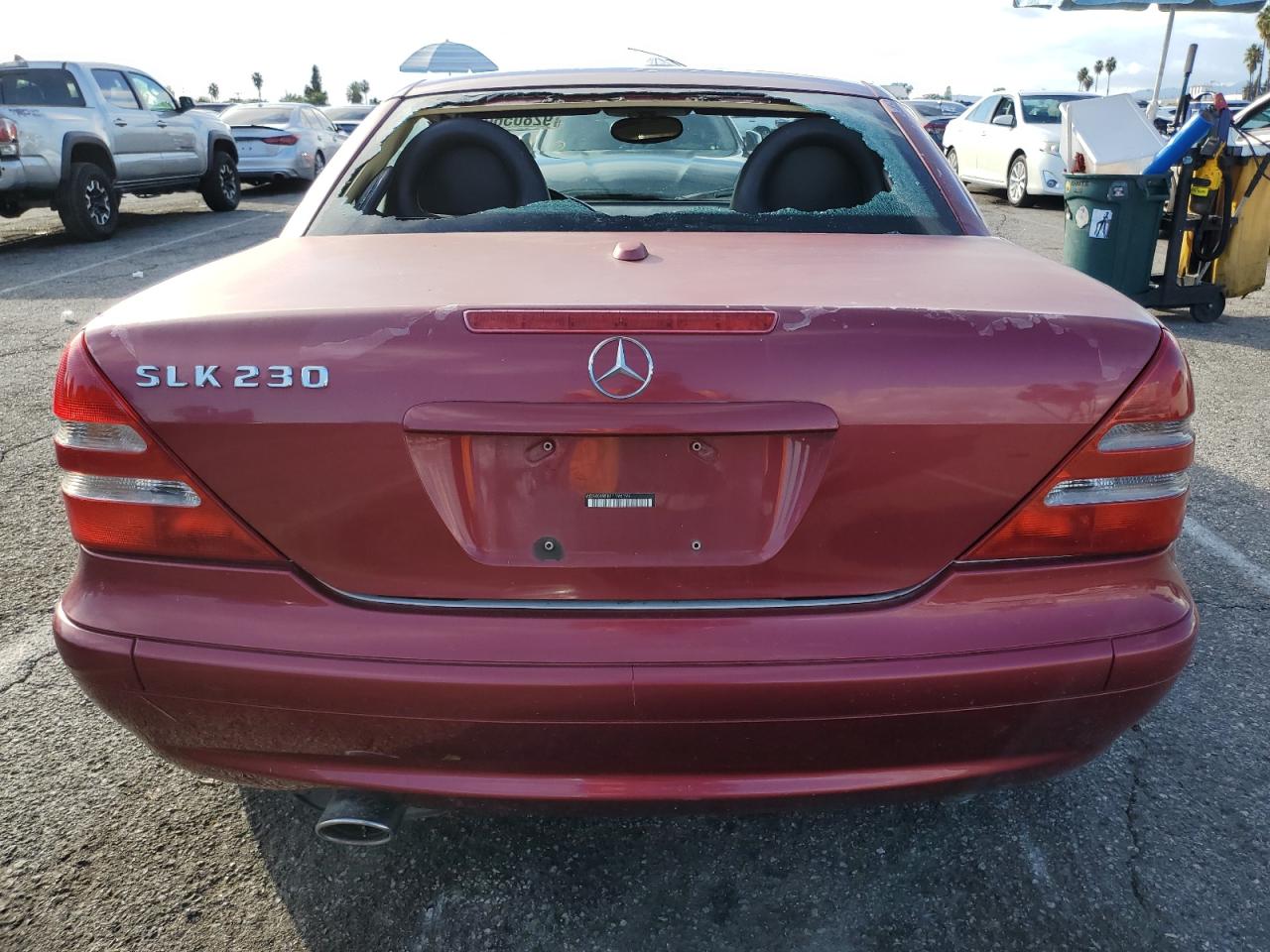 2001 Mercedes-Benz Slk 230 Kompressor VIN: WDBKK49F81F196199 Lot: 92805605