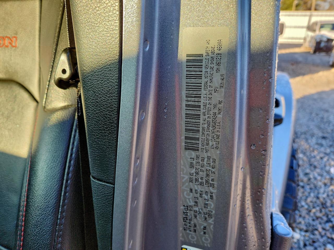 2019 Jeep Wrangler Unlimited Rubicon VIN: 1C4HJXFN3KW654244 Lot: 94469635