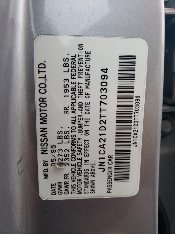 1996 Nissan Maxima Gle VIN: JN1CA21D2TT703094 Lot: 93522465