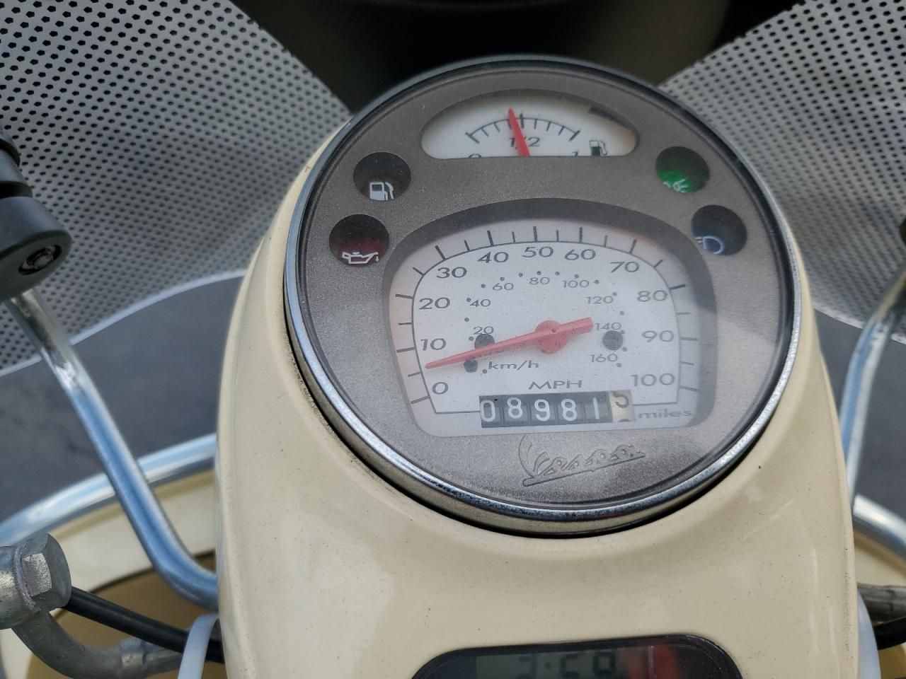 2009 Vespa Gts 250 VIN: ZAPM459L095501968 Lot: 93460875