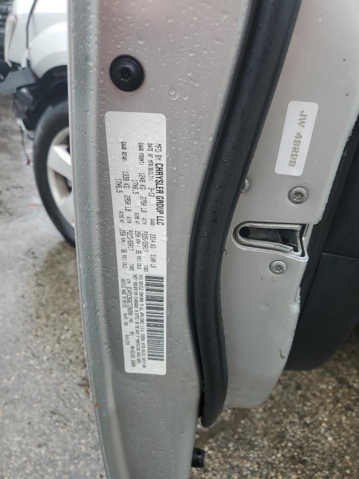 2012 Dodge Journey Sxt VIN: 3C4PDCBG8CT296990 Lot: 93090115