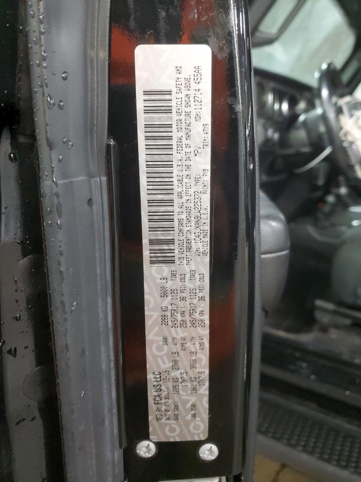 2020 Jeep Wrangler Sport VIN: 1C4GJXAN9LW225372 Lot: 91931365