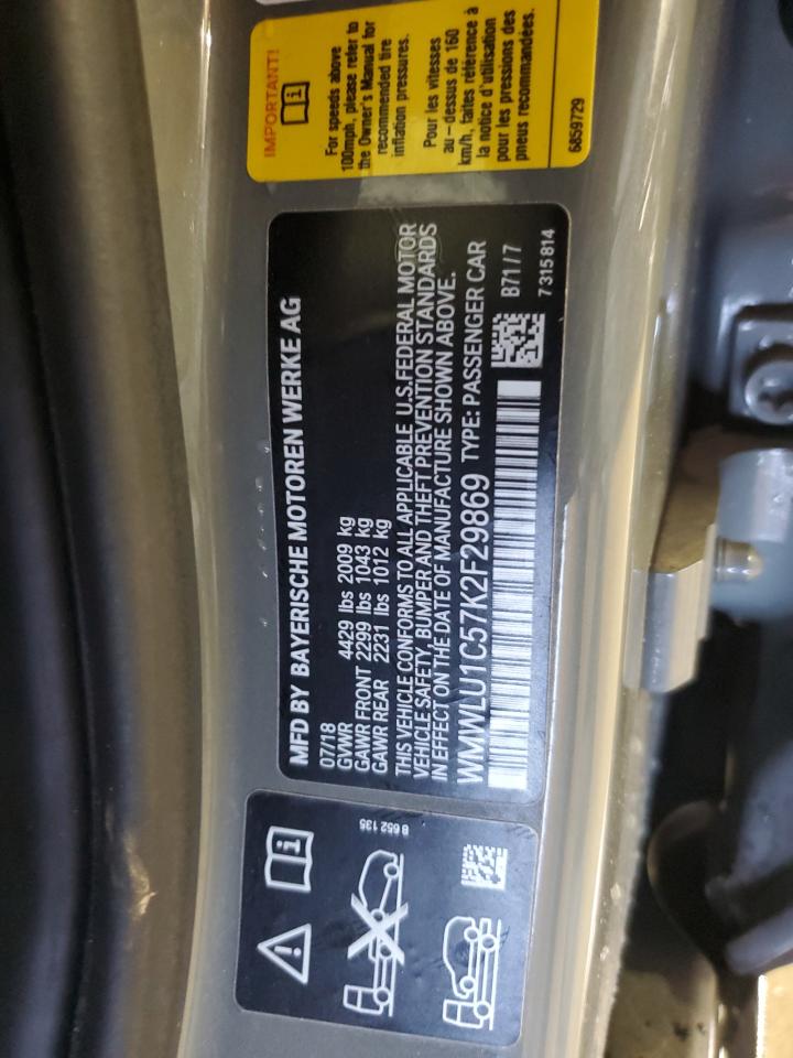 2019 Mini Cooper Clubman All4 VIN: WMWLU1C57K2F29869 Lot: 92404815