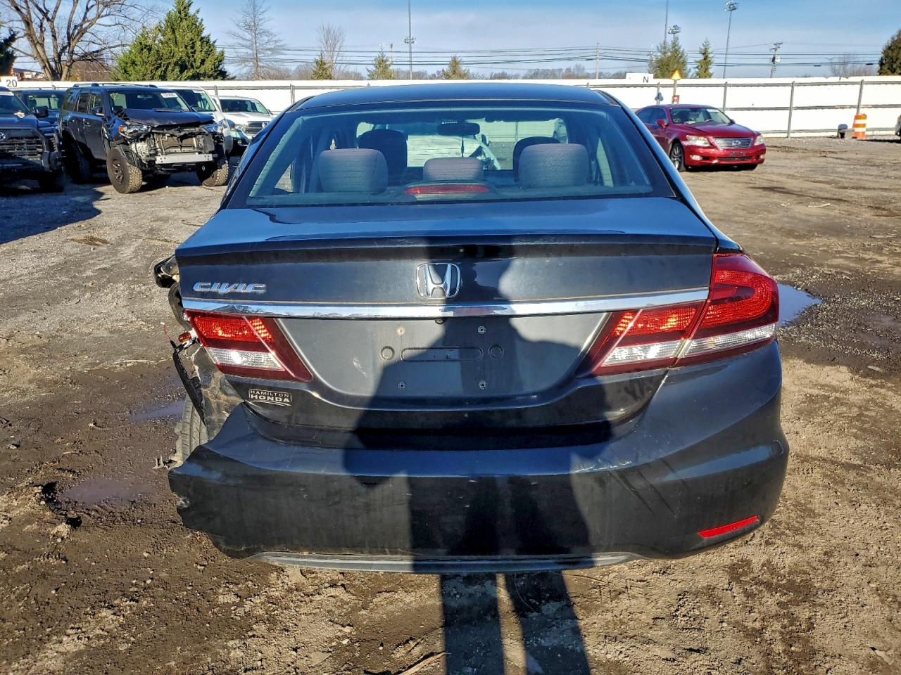 2013 Honda Civic Lx VIN: 2HGFB2F58DH572388 Lot: 94261835