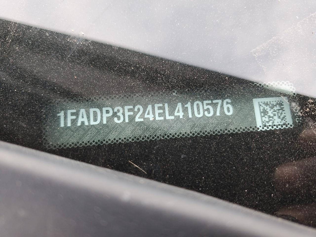 2014 Ford Focus Se VIN: 1FADP3F24EL410576 Lot: 92036275