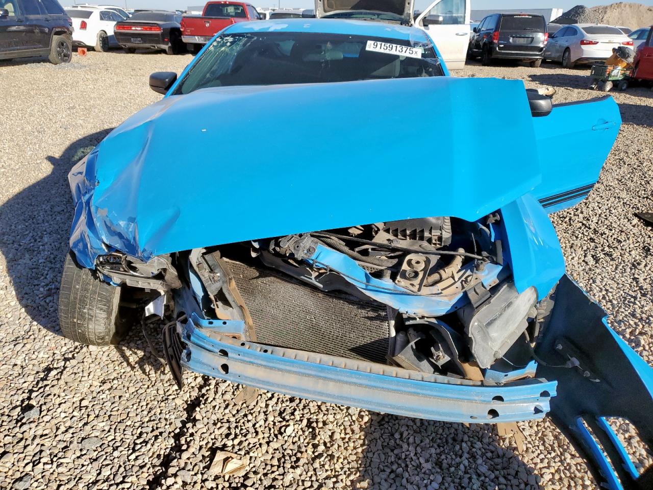 2013 Ford Mustang VIN: 1ZVBP8AM3D5257034 Lot: 91591375