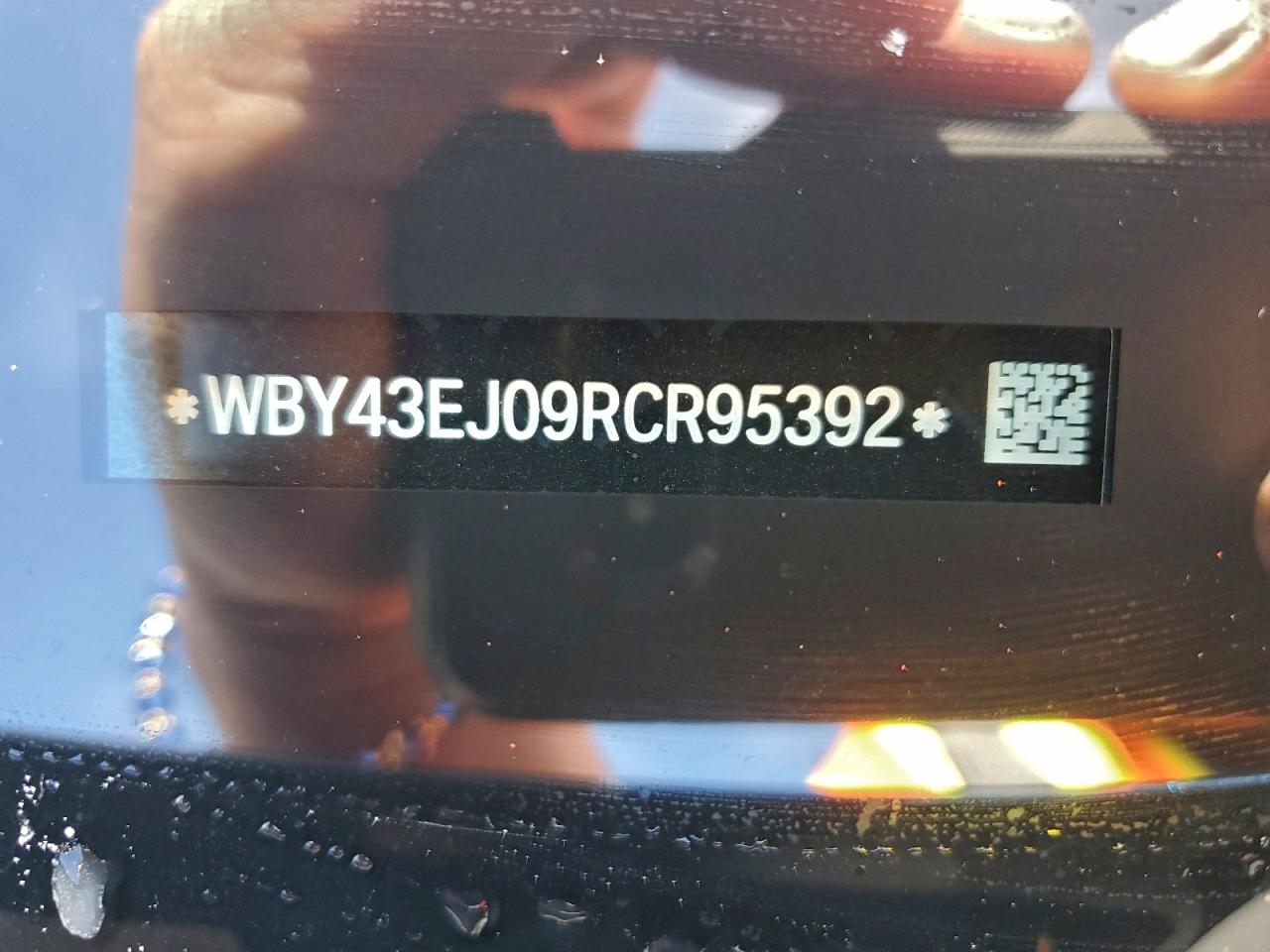 2024 BMW I7 Edrive50 VIN: WBY43EJ09RCR95392 Lot: 93154025