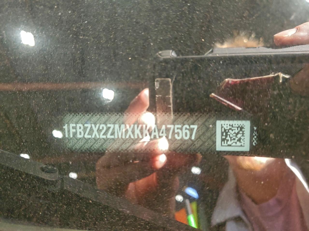 2019 Ford Transit T-350 VIN: 1FBZX2ZMXKKA47567 Lot: 93864765