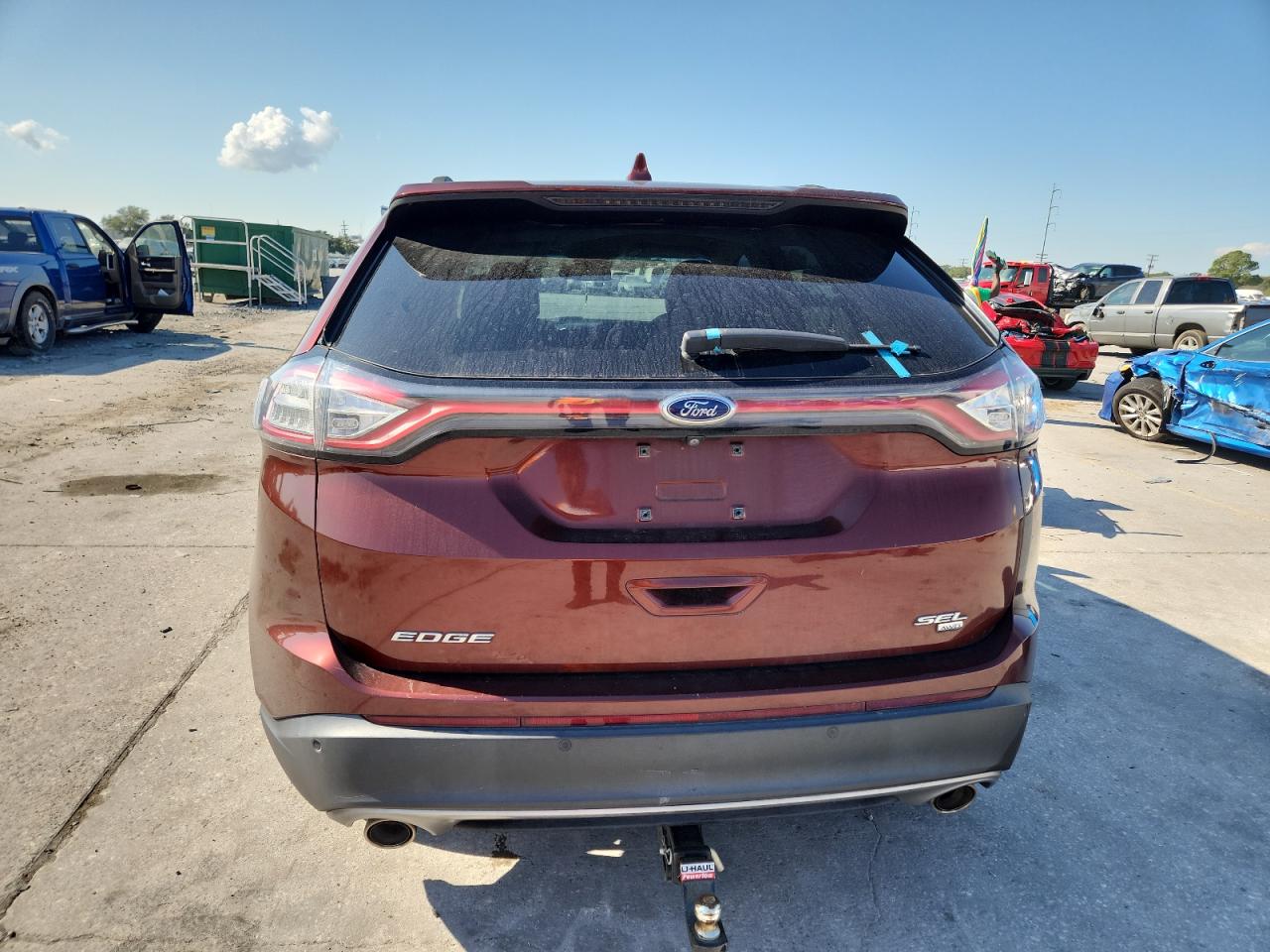 2015 Ford Edge Sel VIN: 2FMTK4J84FBB77897 Lot: 91437145