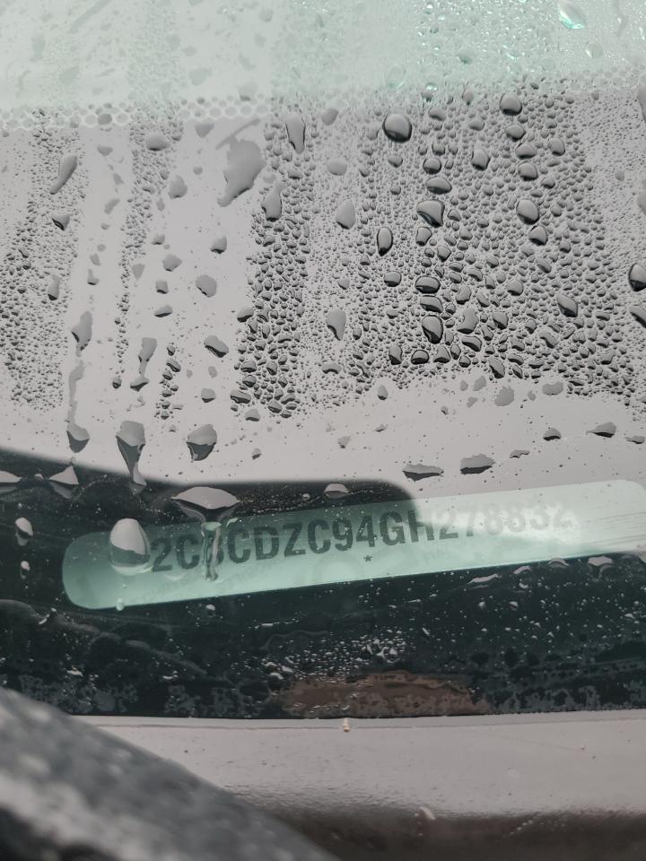 2016 Dodge Challenger Srt Hellcat VIN: 2C3CDZC94GH278832 Lot: 93264325