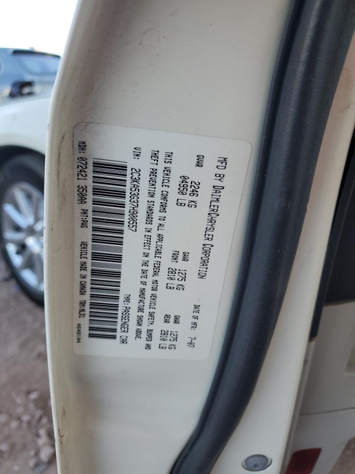 2007 Chrysler 300 Touring VIN: 2C3KA53G37H900557 Lot: 92611755