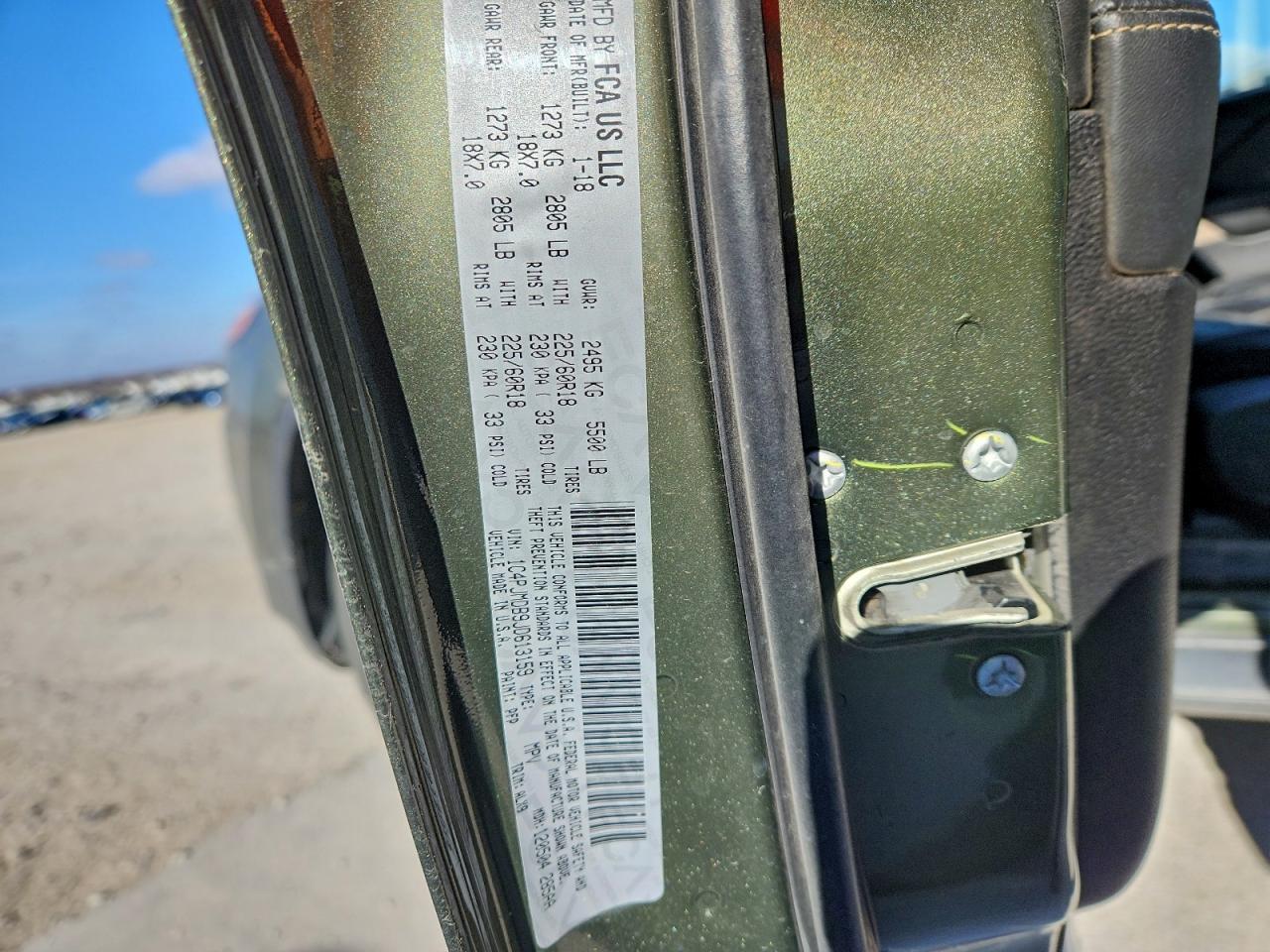 2018 Jeep Cherokee Limited VIN: 1C4PJMDB9JD613159 Lot: 93436915