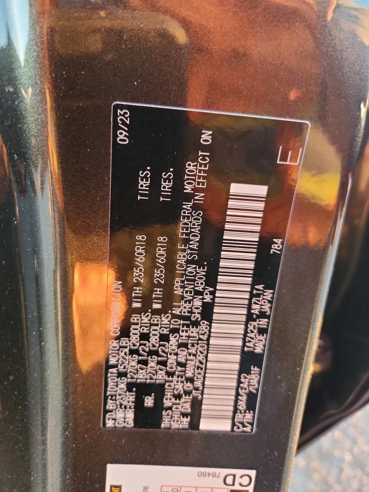 2024 Lexus Nx 350 Base VIN: JTJAGCEZ2R2014389 Lot: 91145355