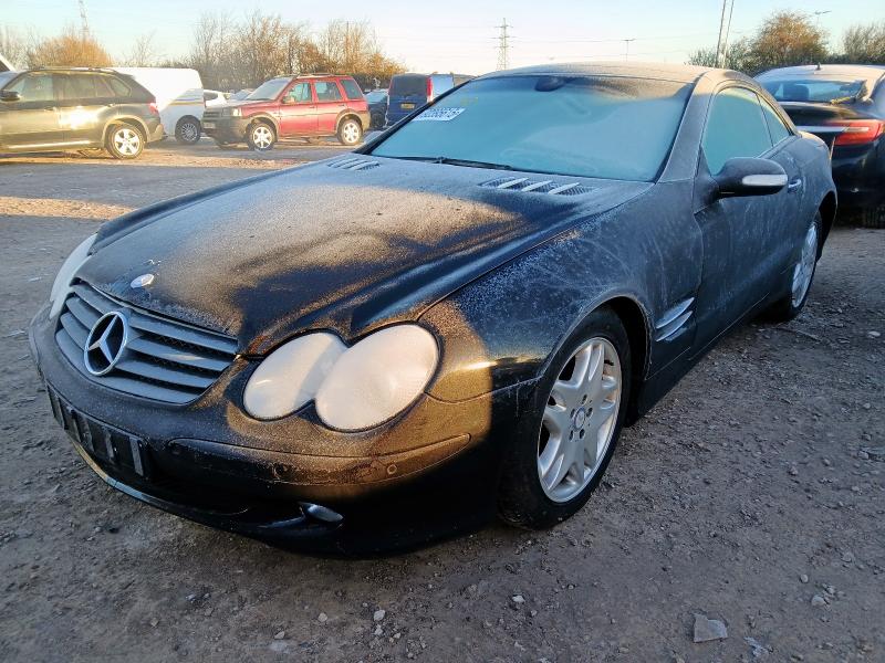 2002 MERCEDES SL 500 AUTO  for sale at Copart BRISTOL