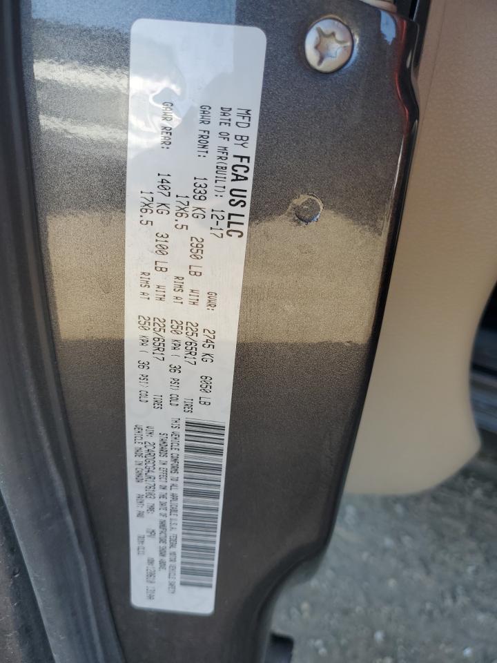 2018 Dodge Grand Caravan Sxt VIN: 2C4RDGCG4JR176103 Lot: 92858795