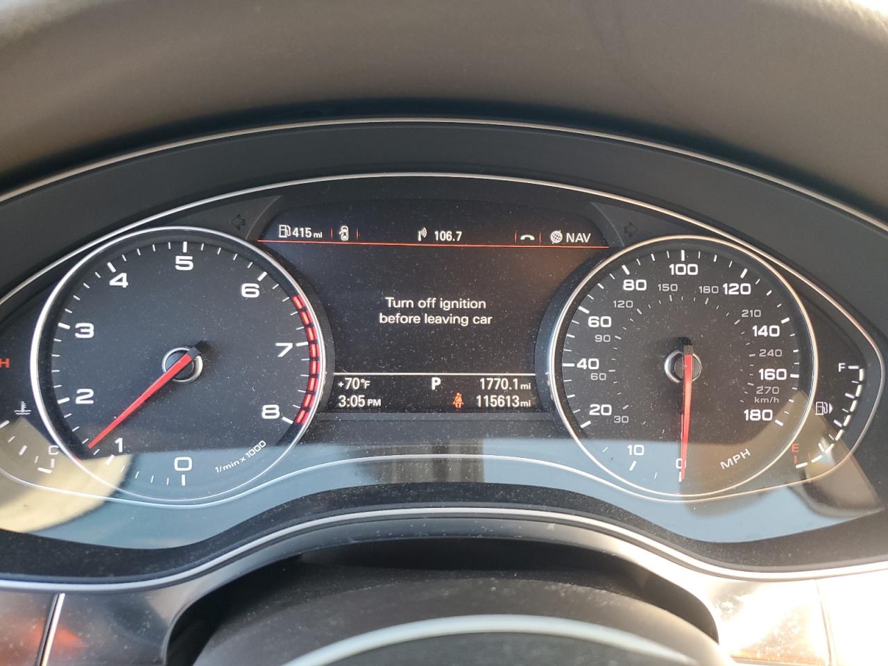 2013 Audi A6 Prestige VIN: WAUHGAFCXDN074957 Lot: 91299495