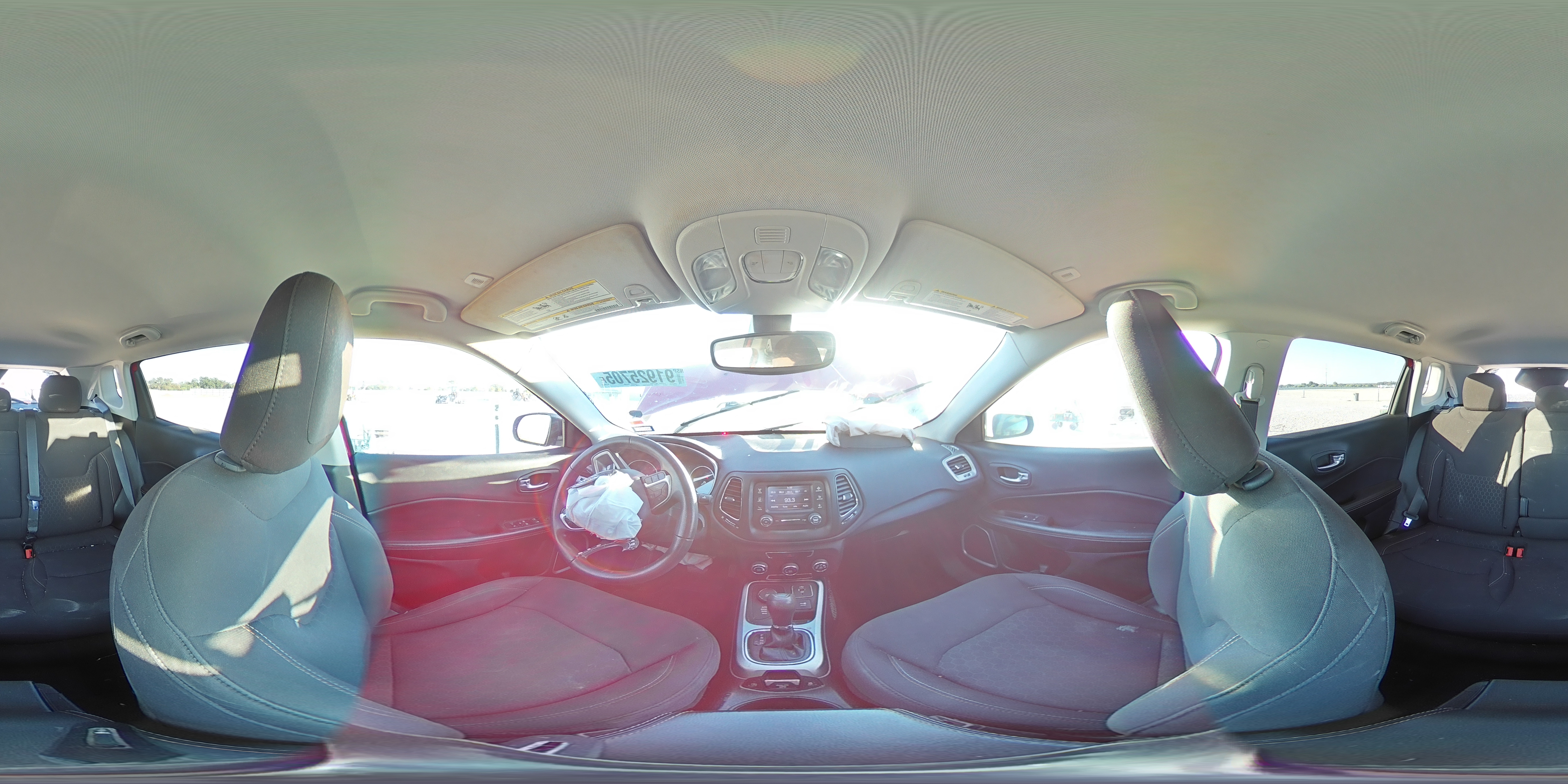 2017 Jeep Compass Sport VIN: 3C4NJDAB3HT647341 Lot: 91925705