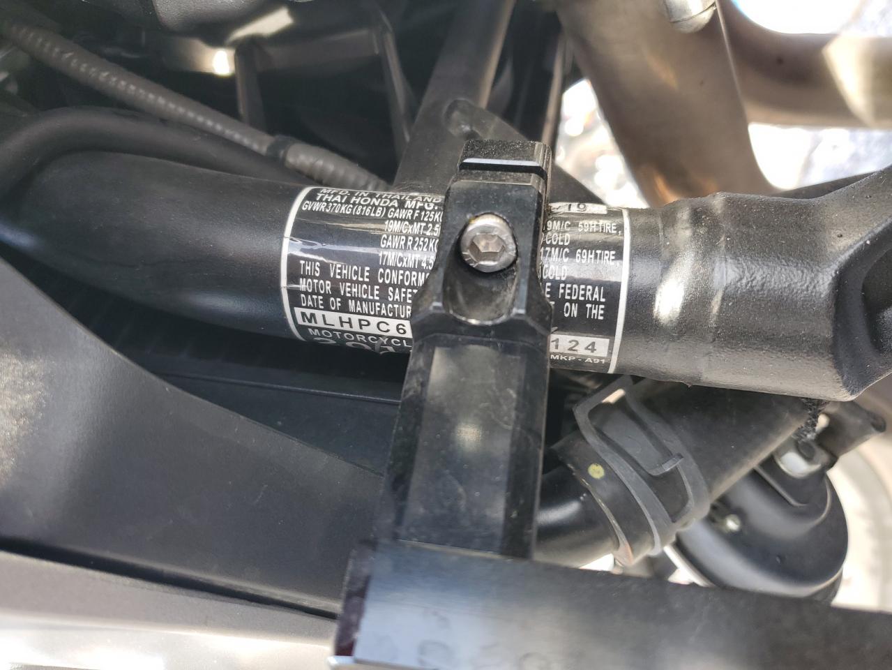 2019 Honda Cb500 X VIN: MLHPC6417K5000124 Lot: 91808365