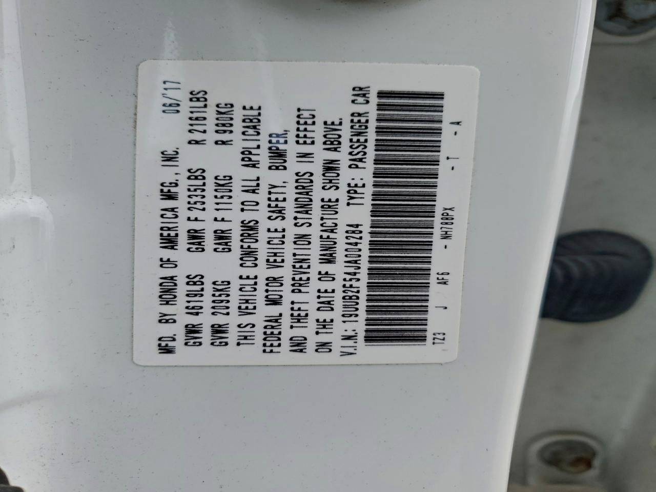 2018 Acura Tlx Tech VIN: 19UUB2F54JA004284 Lot: 93510945