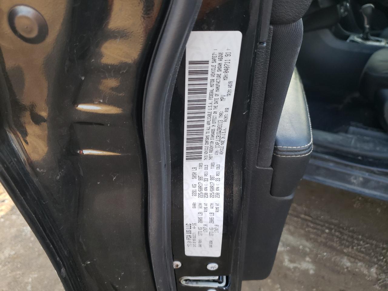 2016 Jeep Cherokee Latitude VIN: 1C4PJLCB1GW303113 Lot: 93021375