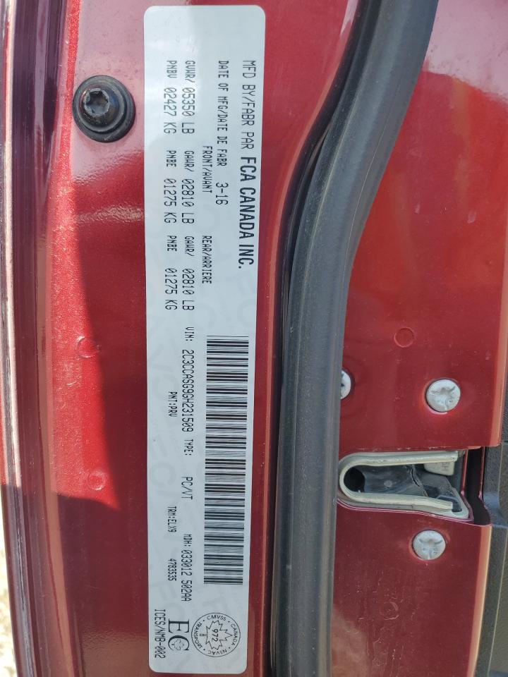 2016 Chrysler 300C Platinum VIN: 2C3CCASG9GH231509 Lot: 91416835