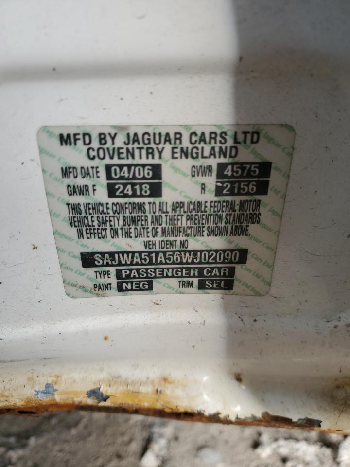 2006 Jaguar X-Type 3.0 VIN: SAJWA51A56WJ02090 Lot: 91523055