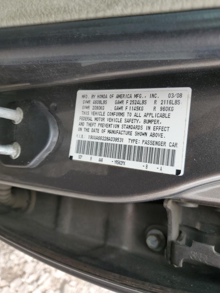 2008 Acura Tl VIN: 19UUA66228A039531 Lot: 90843775