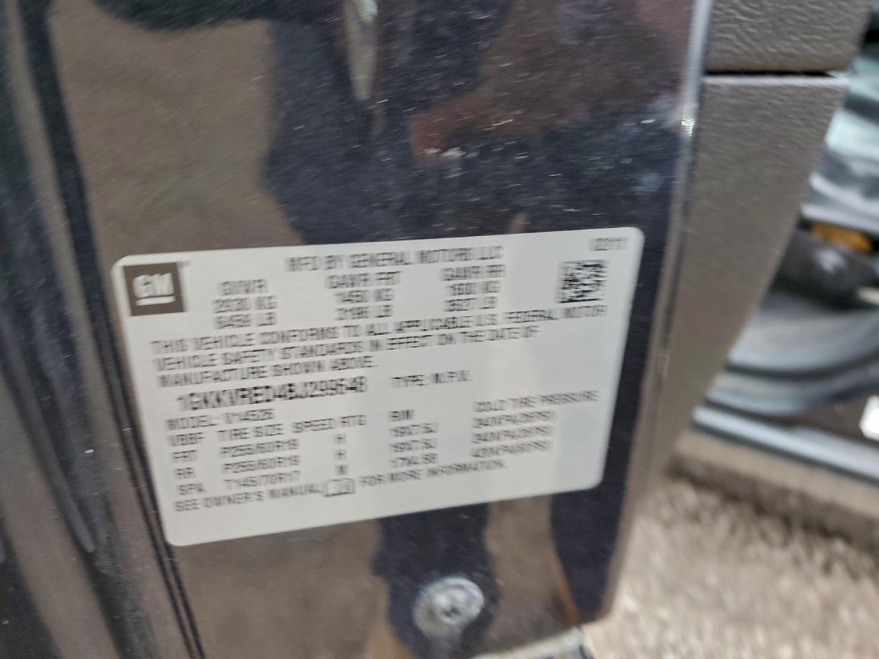 2011 GMC Acadia Slt-1 VIN: 1GKKVRED4BJ299648 Lot: 94046615