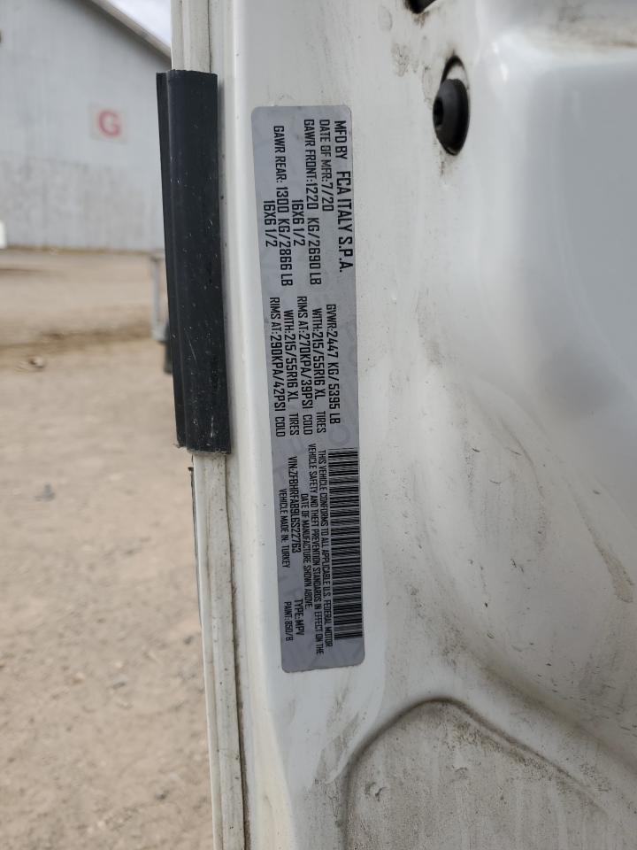 2020 Ram Promaster Delivery Van VIN: ZFBHRFAB9L6S22763 Lot: 90973705